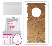 apgo Protective Skin Sticker for the back+sides compatible with Huawei Mate 40 Pro, Full Wrap Film, Foil, Vinyl - Pattern Rusty Copper