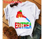 Camiseta con mapa de Eritrea y bandera de Eritrea para hombre, camisetas gráficas Unisex de África, camisetas de manga corta, ropa de calle de verano para hombre M