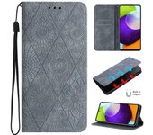 Funda con tapa magnética fuerte para teléfono, funda tipo billetera con ranuras para tarjetas de cuero PU con tótem en relieve para iPhone, Samsung y Xiaomi Xiaomi Poco X3 NFC/X3 Pro