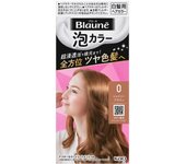 Tinte burbuja Blaune de KAO, color 0 castaño brillante, 108 ml (Cuasi droga) Espuma para Cabellos Canosos Colorante para Cabellos Canosos Para utilizar en todo el proceso de teñido (una sola vez