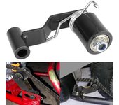 Accesorio tensor de cadena para buggy de dunas ATV 110/125/150/200/250/300CC Ajuste de la tensión de la cadena Rueda tensora de cadena Black