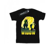 Marvel Camiseta para niños con el personaje de la Viuda Negra de Avengers Infinity War 12-13 negro