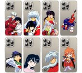 Funda E-42 InuYasha para Samsung A04S A05 A14 A06 A51 A15 A16 A12 S20 S21 S24 Ultra A55 A54 OPPO Reno 8 5 A22 A23 A25 A35 A34 A52 A11 Samsung M53 5G camello