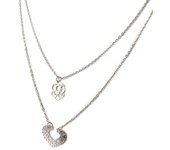 Les Trésors De Lily [N8191] - Collar de diseño 'Carmen' de plata plata