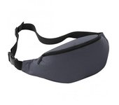 Bagbase Riñonera ajustable (2,5 litros) (paquete de 2) One Size negro