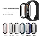 Funda protectora para pulsera Xiaomi 8 con película NFC - Carcasa rígida transparente. for Xiaomi 8 bracelet marfil