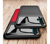 Funda de cuero de plexiglás para Huawei P30 P40 Honor 30S 30 20S 20 Pro 10i 10 Lite 9A 9X 8X P Smart Plus Z Samsung Galaxy A51 A71 A50 M31 M21 Armor Cases Samsung M23 5G negro