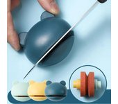 1PC Mini Afilador de cuchillas para herramientas de cocina para el hogar Afilador multifuncional azul