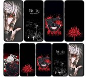 Funda para iPhone 15 14 Xiaomi Redmi Note 13 12 11 Pro Max X 8 7 9 XR Samsung Galaxy S24 S23 A05 OPPO A15 Huawei Tokyo Ghoul Ken Kaneki Funda para teléfono for Samsung Galaxy S24 crudo