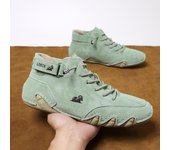 Zapatillas de deporte casuales Zapatos para hombres Zapatos Botas de tobillo Mocasines cómodos de moda Zapatos de hombre 45 verde claro
