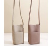 Bolso bandolera para teléfono móvil, pequeño, moderno y versátil, para mujer, de piel sintética suave, para compras