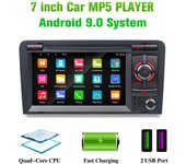 CarPlay Auto Android Radio de coche para a-udi A3 8P 2003-2012 S3 2006-2012 RS3 2011 Multimedia vídeo estéreo Wifi BT RDS Autoradio 2+32