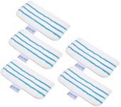 Paquete de 5 almohadillas de repuesto para mopa a vapor Black + Decker FSM1610/FSM1630, lavables.
