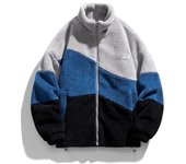 Nuevo abrigo acolchado de algodón americano de lana de cordero para otoño e invierno para hombre, marca Tide Plus, chaqueta de invierno acolchada de algodón gruesa para parejas M bronceado
