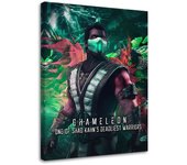 Cuadros en Lienzo Juego Mortal Kombat El personaje Camaleón 40x60 verde