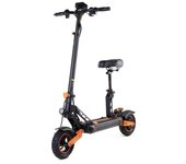Patinete eléctrico 1000W Super Motor Hasta 60KM/H Neumáticos todoterreno de 10  con asientos Patinete eléctrico 48V 20AH Freno de disco 1000W 48V 20AH negro