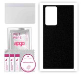 apgo Protective Skin Sticker for the back compatible with Samsung Galaxy Note20 Ultra, Wrap Film, Foil, Vinyl - Pattern Matte Black