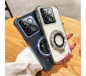 Funda con soporte circular y revestimiento antigolpes en las cuatro esquinas para Xiaomi Mi 14 Ultra 13 Pro 13t 12t 11 Poco C65 X3 X5 X6 F5 F6 M3 M6 Ne, carcasa trasera Mi14 Mi13 For Mi 14