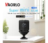 VAORLO Mini cámara 1080P HD cámara Ip VERSIÓN NOCTURNA voz vídeo seguridad inalámbrica Mini videocámaras cámaras de vigilancia Wifi cámara negro