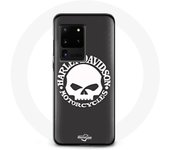 Coque pour Samsung Galaxy S20 Ultra Harley Davidson Motors Tete de mort
