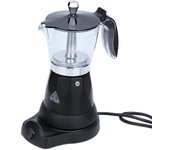 Cafetera eléctrica de aleación de aluminio de 300 ml, 1 unidad, para uso doméstico y de oficina.