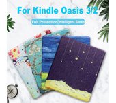 Funda 7 inch eReader Folio Case 9/10th Gen Protective Shell for Kindle Oasis 2/3 Home Office 2