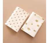 Manta para bebé, mantas de algodón de 2 capas para recién nacido, Toalla de baño, ropa de cama de verano, artículos para bebé, madre y niño