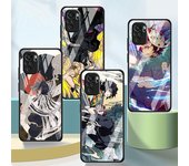 Funda de cristal para teléfono Xiaomi Redmi 11 11E 10 8 9 7 Pro 9S K40 9C 9A Mi Poco X3 NFC 11 Lite 11T Demon Slayer Zenitsu Kaigaku Redmi Note 10S
