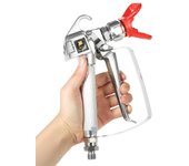 Pistola pulverizadora de pintura sin aire de alta presión 3600PSI con punta de pulverización 517 y pulverizador de bomba con protector de boquilla y