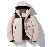 Nueva chaqueta de invierno para mujer, chaqueta acolchada de algodón gruesa, traje de montañismo impermeable y transpirable para exteriores para hombre S