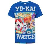 Camiseta Yo-Kai Watch Childrens Panel para niños 5-6 years negro