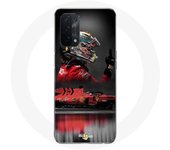 Coque pour Oppo A74 5G Formule 1 Sebastian Vettel Pilote automobile F1 Rouge