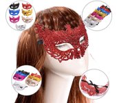 Máscara de zorro dorado sexy de Venecia, disfraz de mascarada, máscara de baile, accesorios para festivales Black