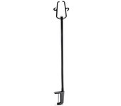 Mesa de aseo para perros y mascotas, soporte para secador de pelo, soporte fijo para secador de pelo para gatos, accesorios para el cuidado de mascotas, mesa secadora manos libres negro
