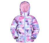 Chaqueta acolchada de acuarela para niños/niños de Mountain Warehouse 7-8 Years naranja quemado