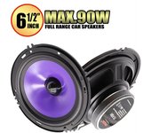 2 uds accesorio altavoz Subwoofer resistente a la corrosión robusto Audio de graves medios de 6,5 pulgadas