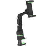 Soporte para teléfono con espejo retrovisor giratorio de 360 grados, ancho ajustable, fácil instalación, ampliamente utilizado