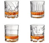 Vaso de whisky giratorio, vaso antiguo para beber bourbon, whisky, cócteles, batidos, vaso con personalidad creativa 201-300ml