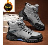 Botas tácticas para hombre, botas de nieve de invierno, zapatos Hking de alta calidad, zapatillas de montañismo y acampada 39 negro