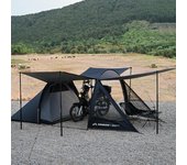Tienda de campaña ligera y resistente al desgaste para pícnic, para exteriores, a prueba de sol, parasol caqui