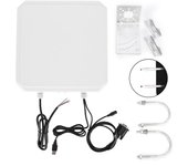 Lector de tarjetas RFID UHF impermeable de largo alcance de 10 m para control de acceso al sistema de estacionamiento