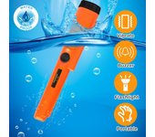 TC-100 Mini accesorios de Detector de metales, Detector de varilla de posicionamiento con puntero GP, Detector de metales de mano dorado, Detector de varilla de posicionamiento negro