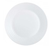 Plato llano Luminarc Harena 25 x 2.3 x blanco