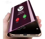Funda con tapa de espejo para Samsung Galaxy A54 A34 A14 A52 A53 A12 A51 A72 A32 A71 A50 A21 A13 A22 4G funda para Samsung A54 5G A32 4G negro