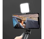 Mini luz de relleno LED de 6500 K para GoPro, lámpara para selfies en vivo, teléfono móvil, computadora portátil, video, fotografía, luces para selfies, accesorios