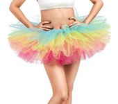 Falda tutú de malla para mujer, falda de princesa de tul de 5 capas con banda elástica, falda corta de gasa para mujer adulta para baile de festival de playa de mini baile negro
