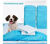 Pañal grueso súper absorbente para mascotas, almohadillas para orinar para entrenamiento de perros, esterilla desechable para pañales saludables para gatos, pañales para perros, estera para jaula, suministros para mascotas 20pcs 33*45cm