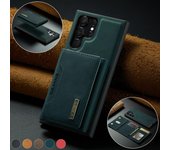 Estuche de billetera Coque para teléfono de cuero comercial para Samsung Galaxy S23 Ultra S22 Plus S21 Fe S20 Fold 4 3 Soporte de ranura para tarjeta de protección for Galaxy S20 FE negro