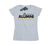 Harry Potter Womens/Ladies Hogwarts Alumni Hufflepuff Cotton T-Shirt XXL blanco