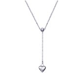 Les Trésors De Lily [E7587] - Collar de plata 'Love' - 45 mm plata